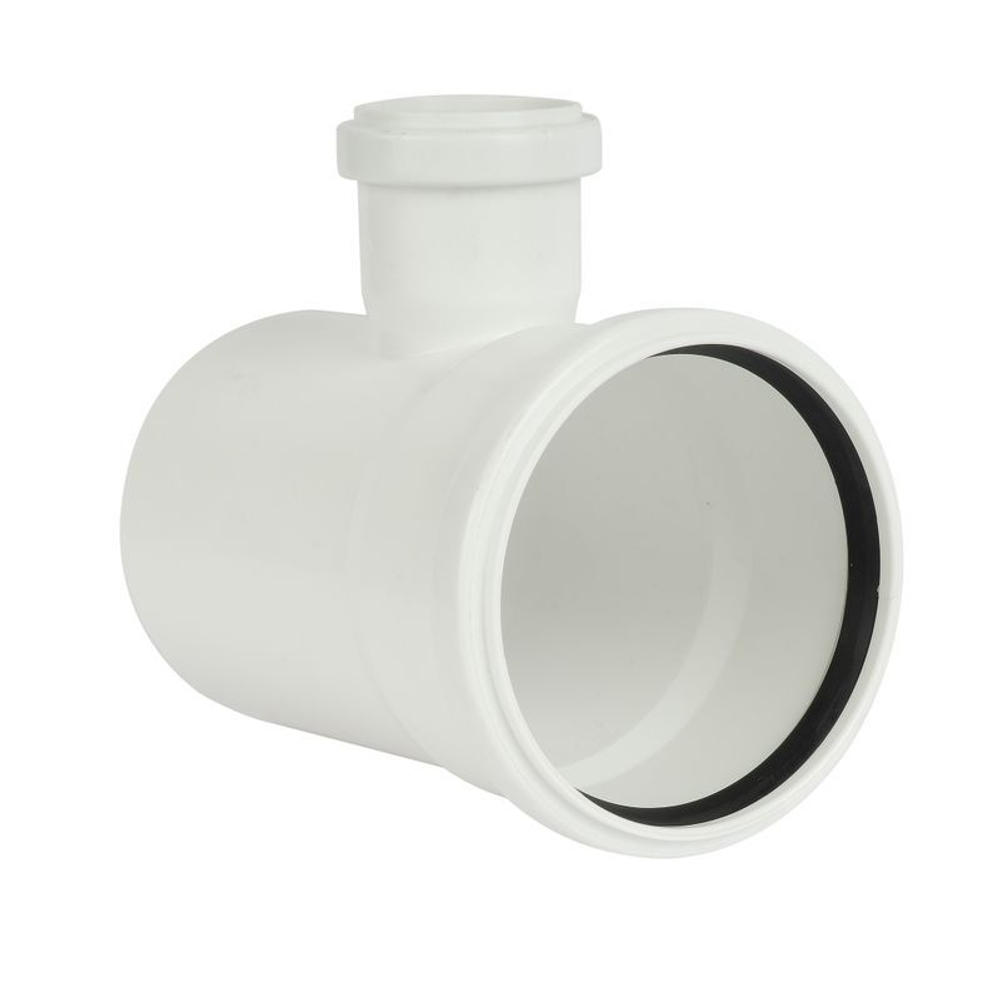 Тройник канализационный малошумный 110х50 мм 87,5° RTP Elite