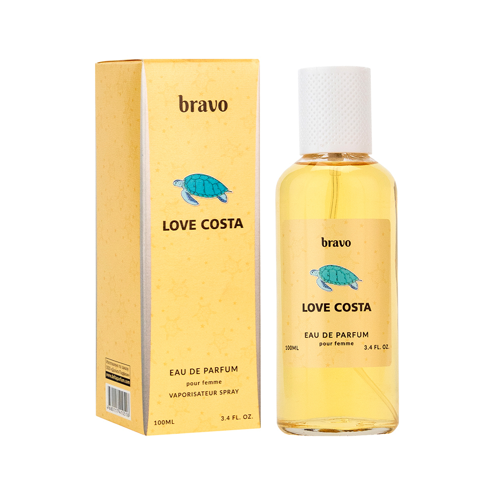 Вода парфюмерная Bravo Love Costa (Браво Лав Коста) – 100ml for women
