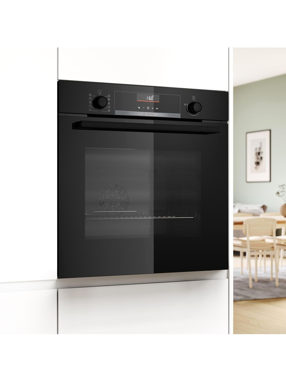 Электрический духовой шкаф Bosch HBG536EB3, 59.4 см, 71 л, 7 режимов, гриль, каталитическая очистка