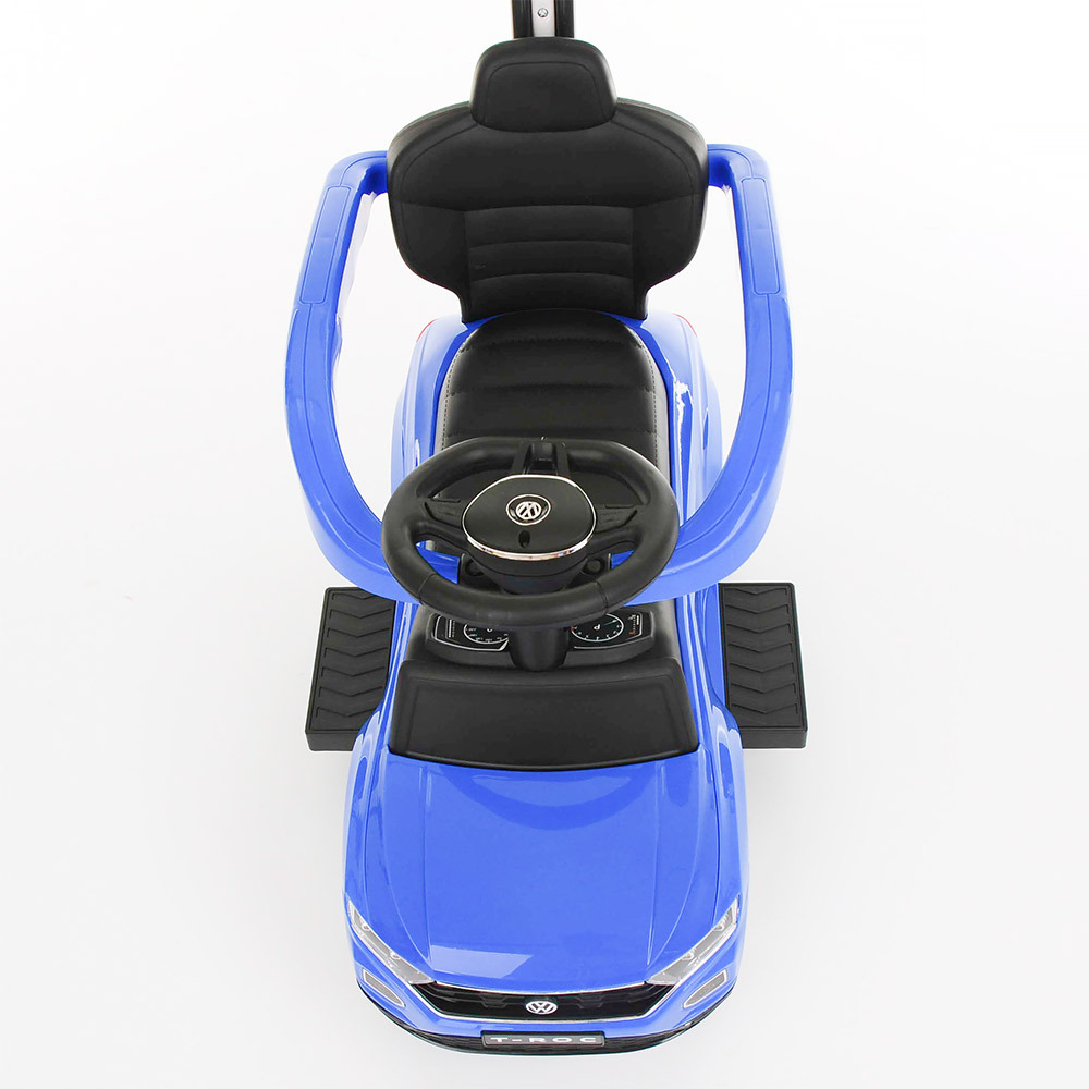 NINGBO PRINCE Каталка Volkswagen (ручка, бампер, подставка для ног) Blue/Синий