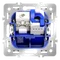 Механизм розетки TV+RJ45 кат. 6, S70 vls0607m