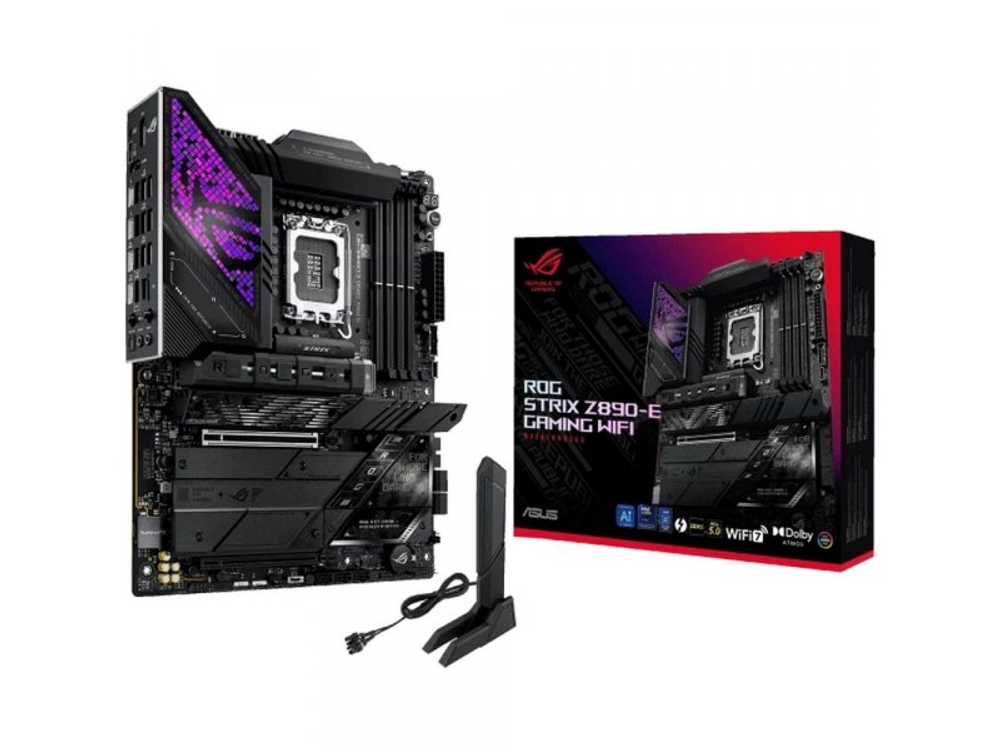 Материнская плата Asus ROG Strix Z890-e Gaming Wifi, Socket LGA 1851, Intel Z890, ATX, RTL [90MB1IM0-M0EAY0]