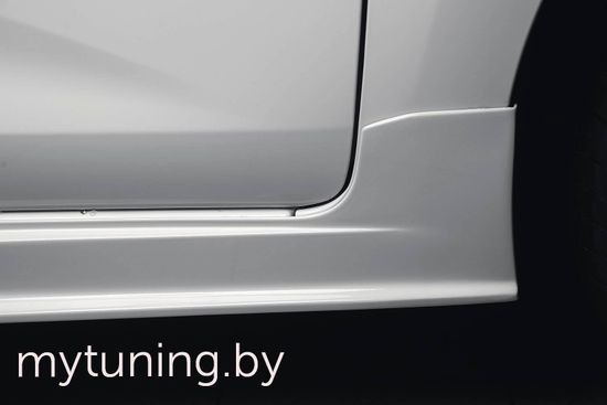 Накладки на пороги без брызговиков для Kia Rio IV