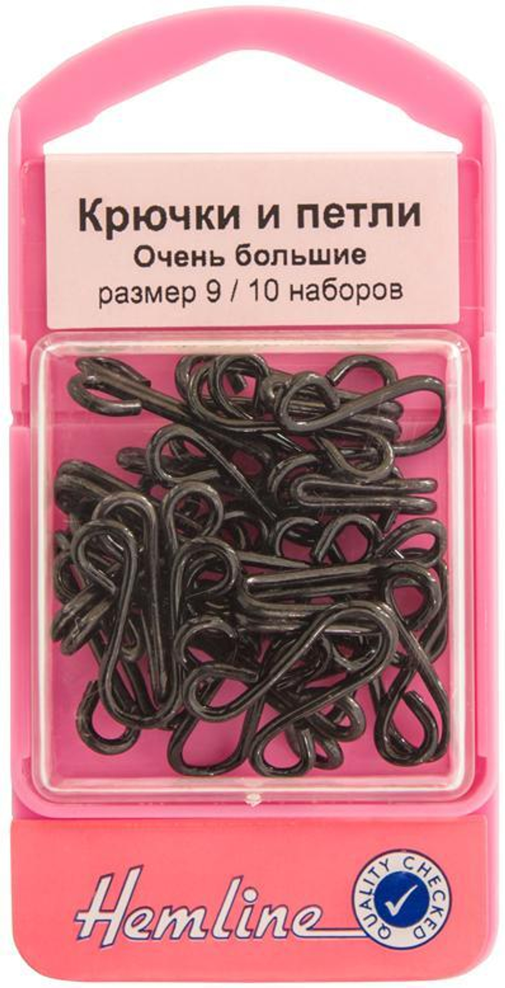 Крючки и петли пришивные, 10 пар, №9 (10013160/300720/0393447/1_Малайзия)