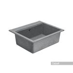 Кухонная мойка AQUATON Делия 60 Серый