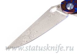 Нож Чебуркова Кастом Ворон Raven Дамаск Тимаскусфотография - 2