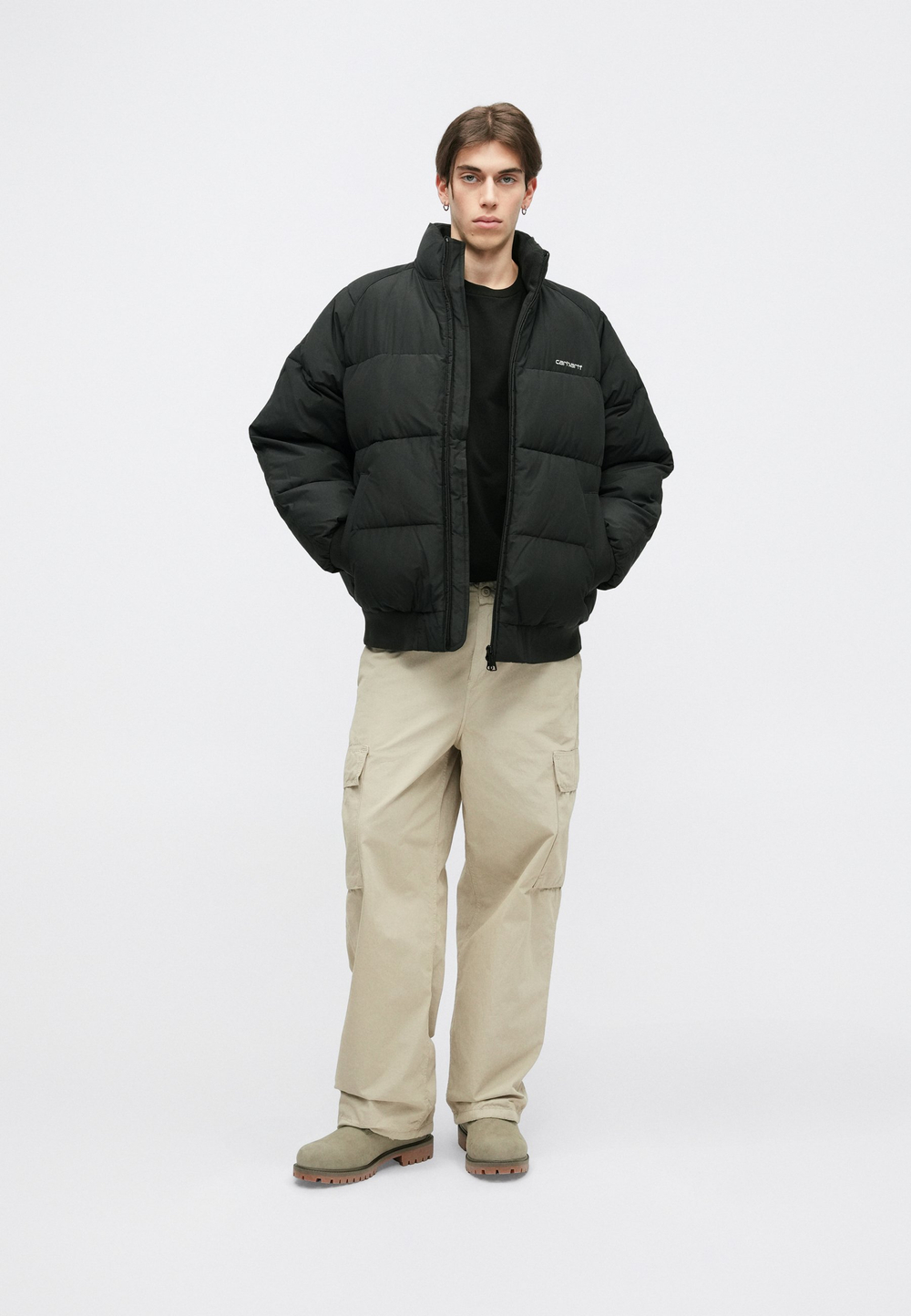 Carhartt WIP NEBRASKA - Зимняя куртка - Чёрный