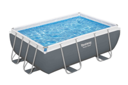 Каркасный прямоугольный бассейн Bestway 282х196х84 см + фильтр-насос 1249 л/ч (56629 BW)