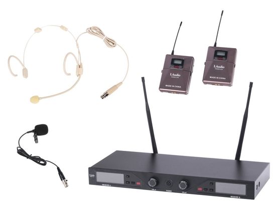 4000-UE Беспроводная микрофонная система, петличка и головной микрофон, LAudio