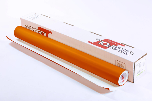 Пленка самоклеящаяся Oracal 8500 F 034 1*50 м оранжевая транслюцентная