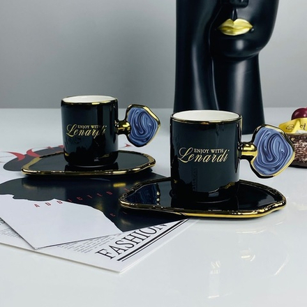 Lenardi 133-466 Кофейный набор 4пр. 90мл в под.уп.(х24)Фарфор