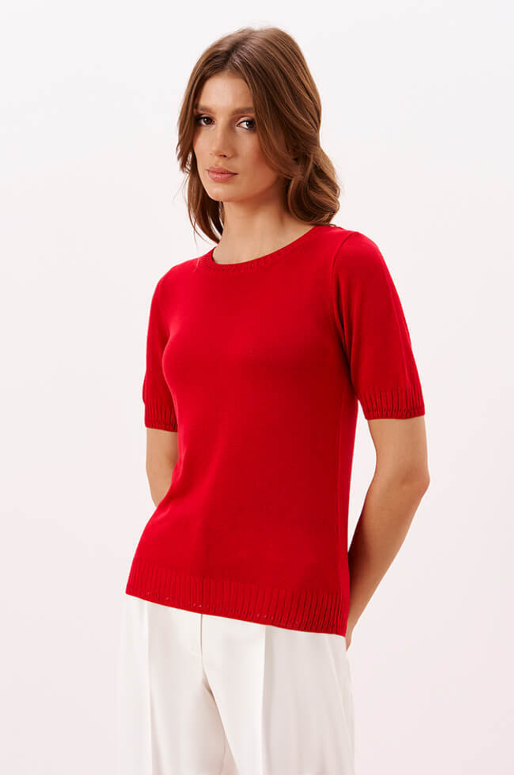 23255 Джемпер женский (малиновый)