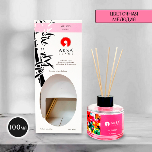 Диффузор ароматический Aksa Melodi floral Цветочная мелодия 100 мл