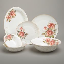 СЕРВИЗ ОБЕДЕННЫЙ LEFARD "КОРЕЙСКАЯ РОЗА" НА 6 ПЕР. 23 ПР. (КОР=1НАБ.)