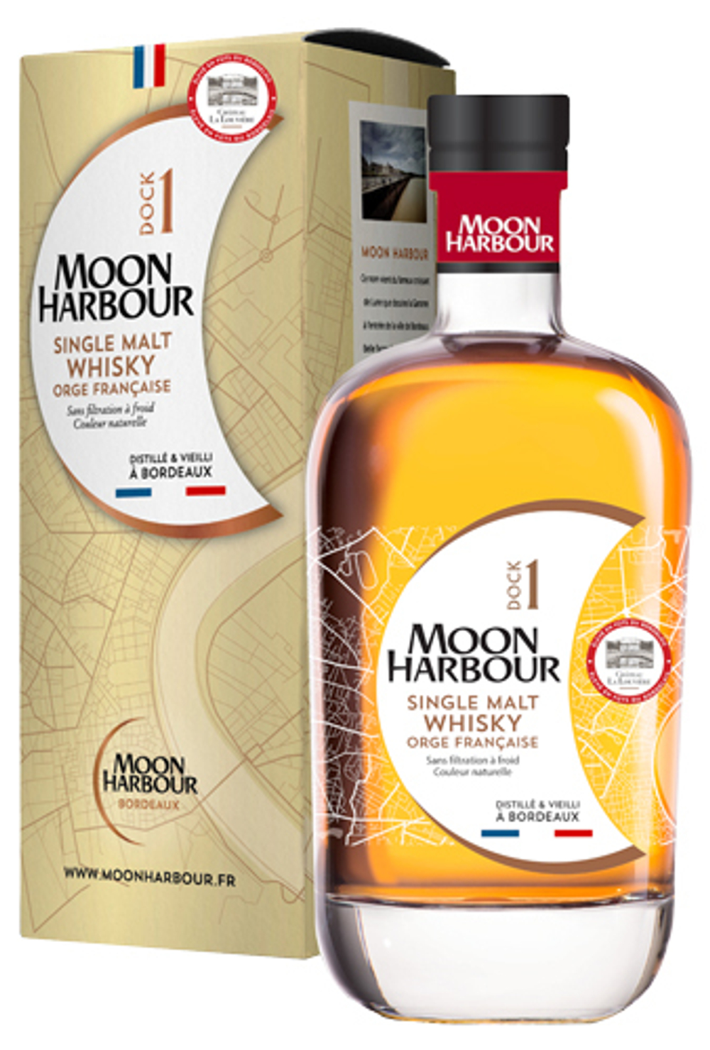 Виски Moon Harbour Dock 1 Single Malt Chateau La Louviere 45,8% 0,7 л