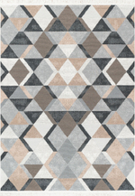 Двусторонний безворсовый ковер Arya AR 10 Beige Black (160*230 см)