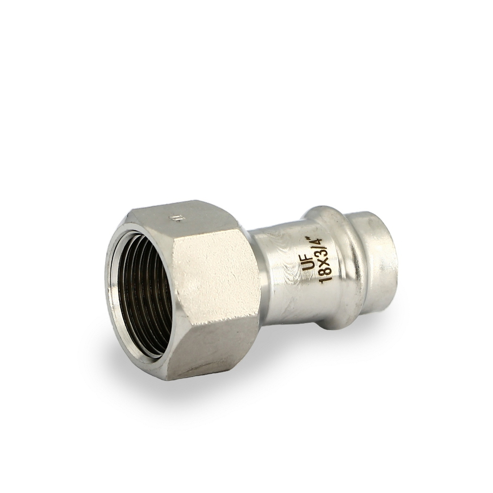 Муфта пресс-В 18 х 3/4", нержавеющая сталь