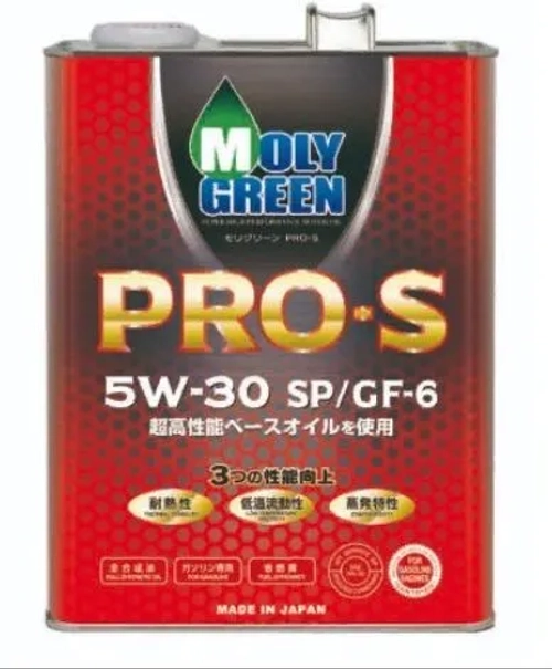 Масло моторное синтетическое MOLY GREEN PRO S 5W30 SP/GF-6 4л