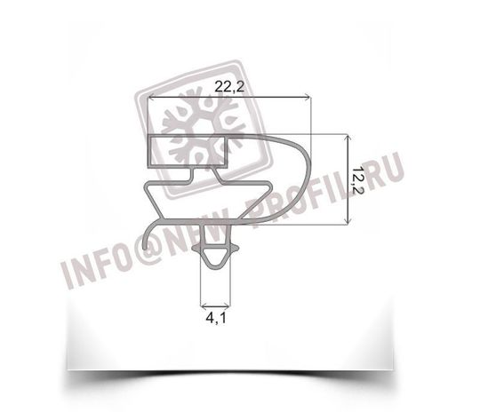 Уплотнитель для стола охлаждаемого Hicold 2х-дверный GN 11 TN 410*590 мм (006)