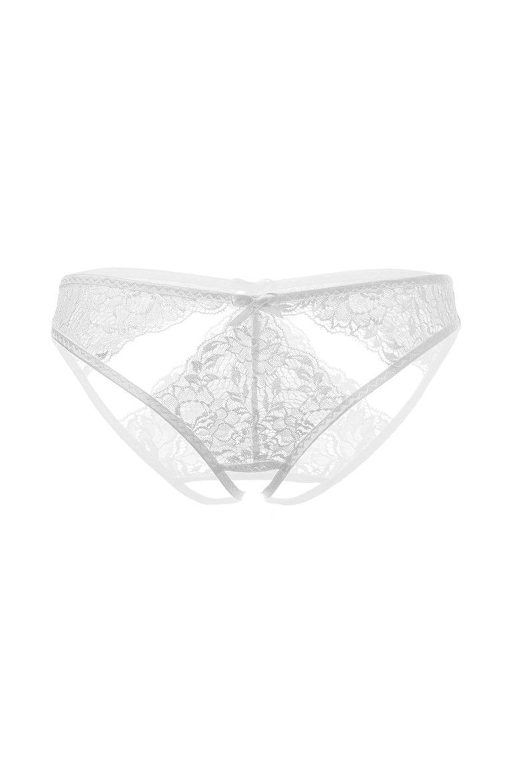 Кружевные трусики с ажурными вырезами Melissa (Размер: 46-48) (Цвет: черный)