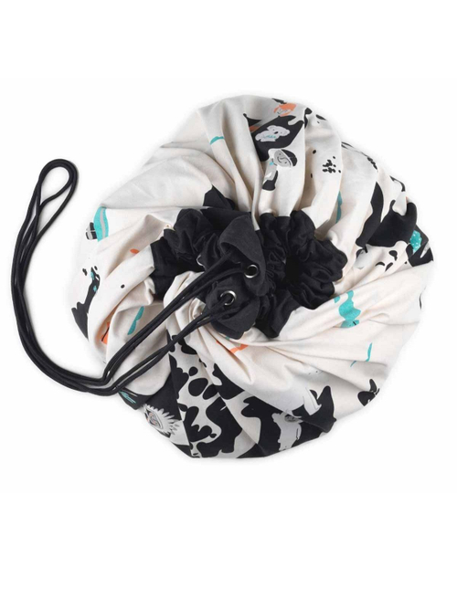 2 в 1: мешок для хранения игрушек и игровой коврик Play&Go Карта мира