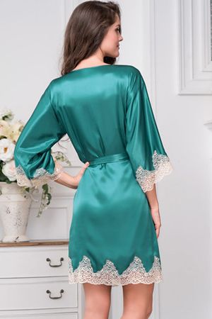 Халат Marilin Deluxe 3443 Emerald Mia-Amore