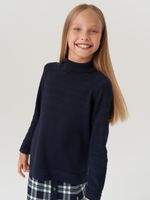 Водолазка в школу для девочки AT743  синий