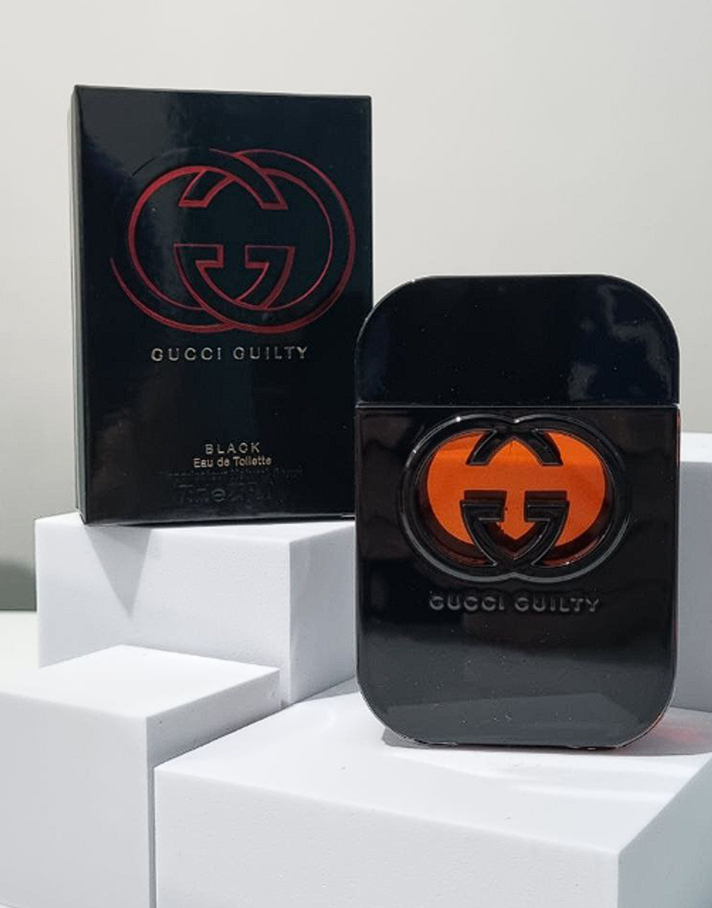 Gucci Guilty Black Pour Femme Gucci 75ml (Коробка парфюма без слюды, парфюм новый, распаковка для фото)