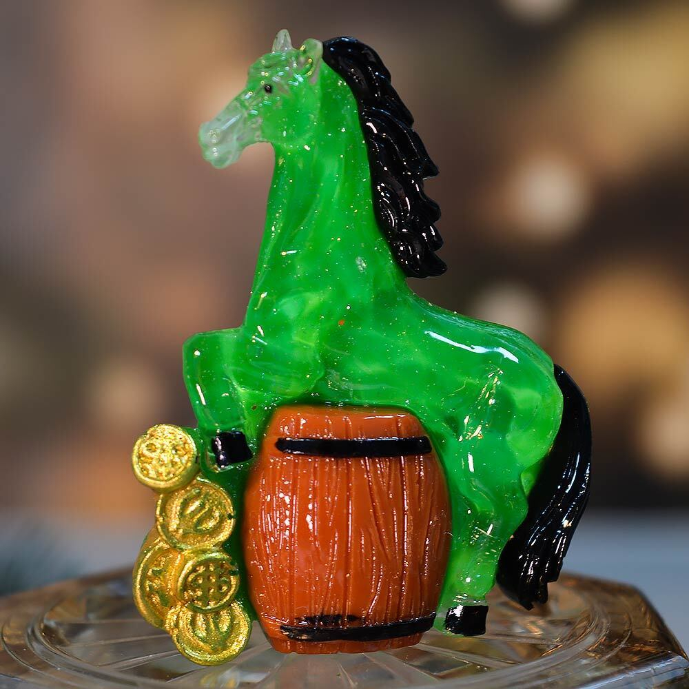 Магнит Лошадь (стекло) 4,5*6см