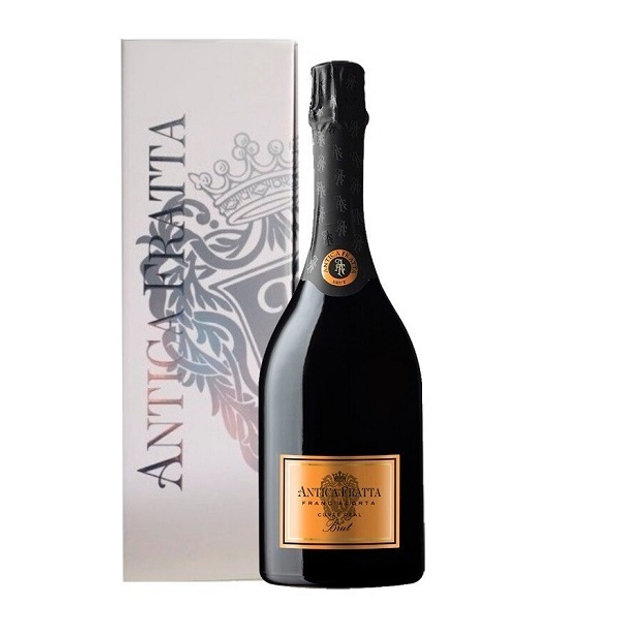 Игристое вино белое экстра брют "Антика Фратта Франчакорта Кюве Реал Брют" в п/у 1,5