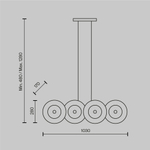 Подвесной светильник Maytoni MOD007PL-08G1