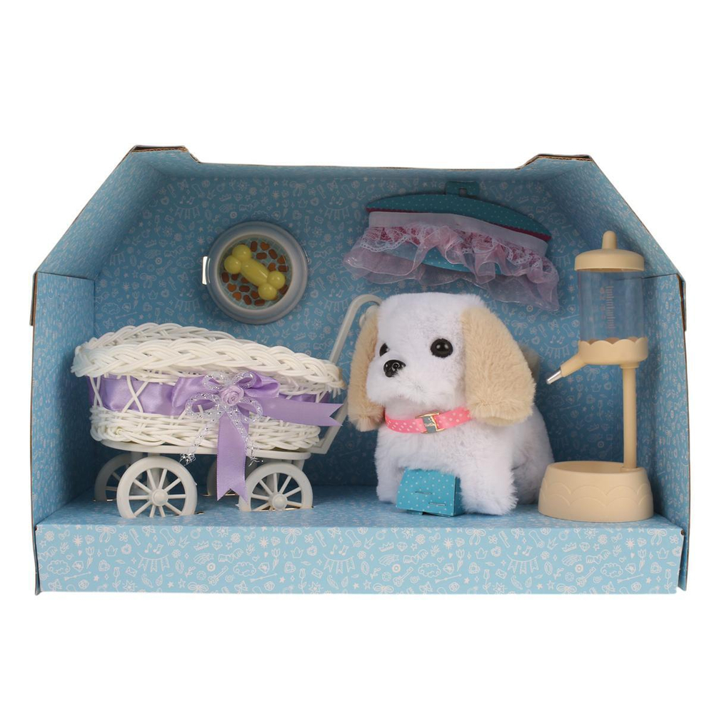 Набор "Зоомагазин" "Girl's club" с аксессуарами и коляской, собачка ходит, лает, виляет хвостиком, 4