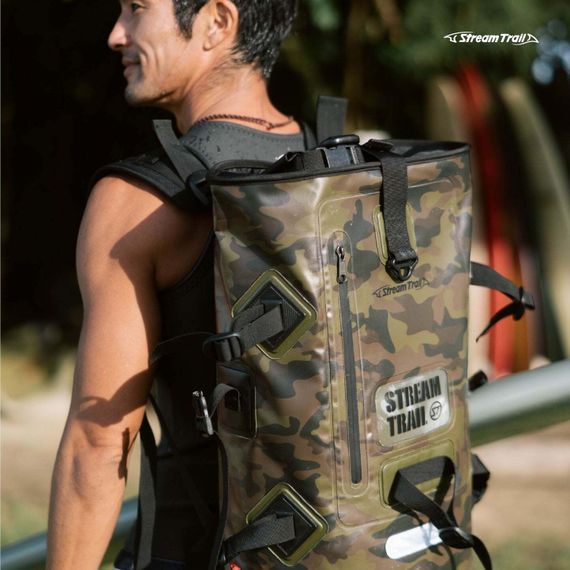 Герморюкзак Stream Trail Dry Tank 40 л зеленый камуфляж