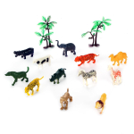 Набор диких животных 12шт, пакет CL04-36