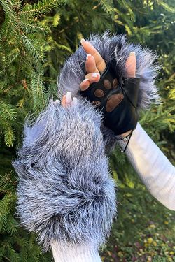 Брелок из меха «Енотик»