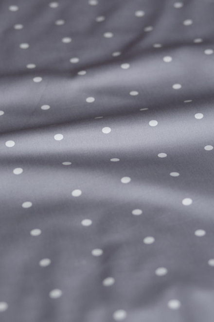 ODA 2 наволочки, сатин серый в точку