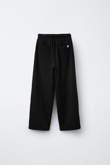 ZARA ДЖОГГЕРЫ КОМФОРТНОЙ ПОСАДКИ, ЧЕРНЫЙ