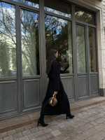 Пальто вязаное AMARA, чёрный