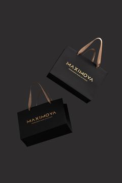 Пакет из мелованной бумаги с цветной печатью с логотипом заказчика 22х30,5х10 (в*ш*г)