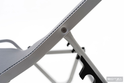 Шезлонг Hera алюминиевый, серый