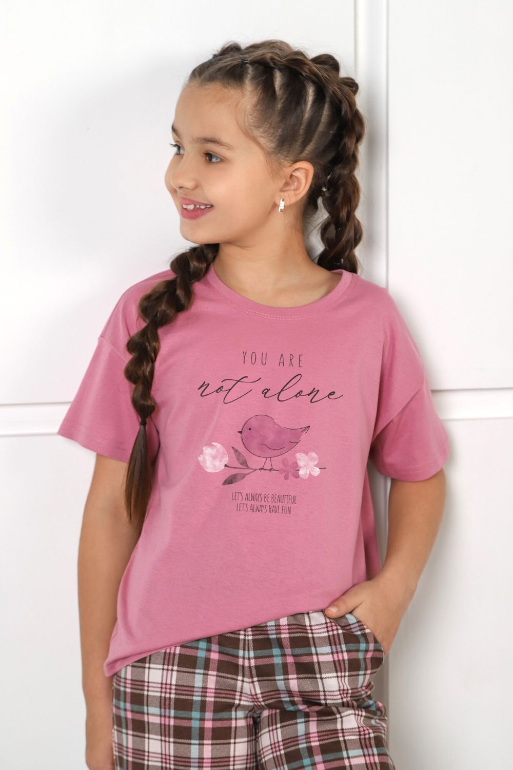 Костюм для девочки Кейт-2 Виотекс РОЗОВЫЙ