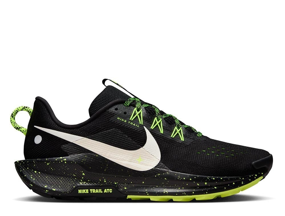 Кроссовки для бега мужские Nike ReactX Pegasus Trail 5 M Черно-Зеленые