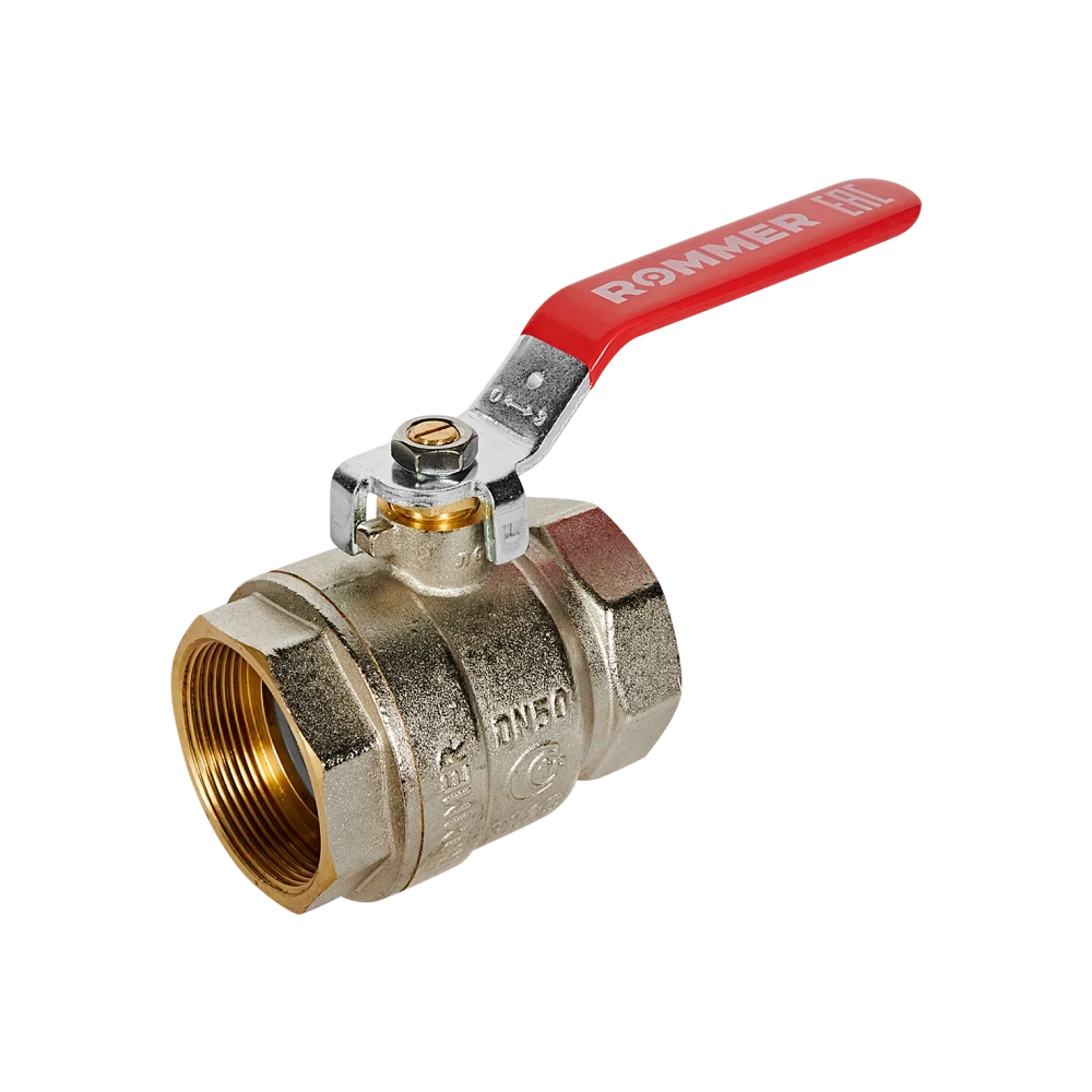 Кран шаровой полнопроходной ROMMER - 2" (ВР/ВР, PN32, ручка-рычаг)