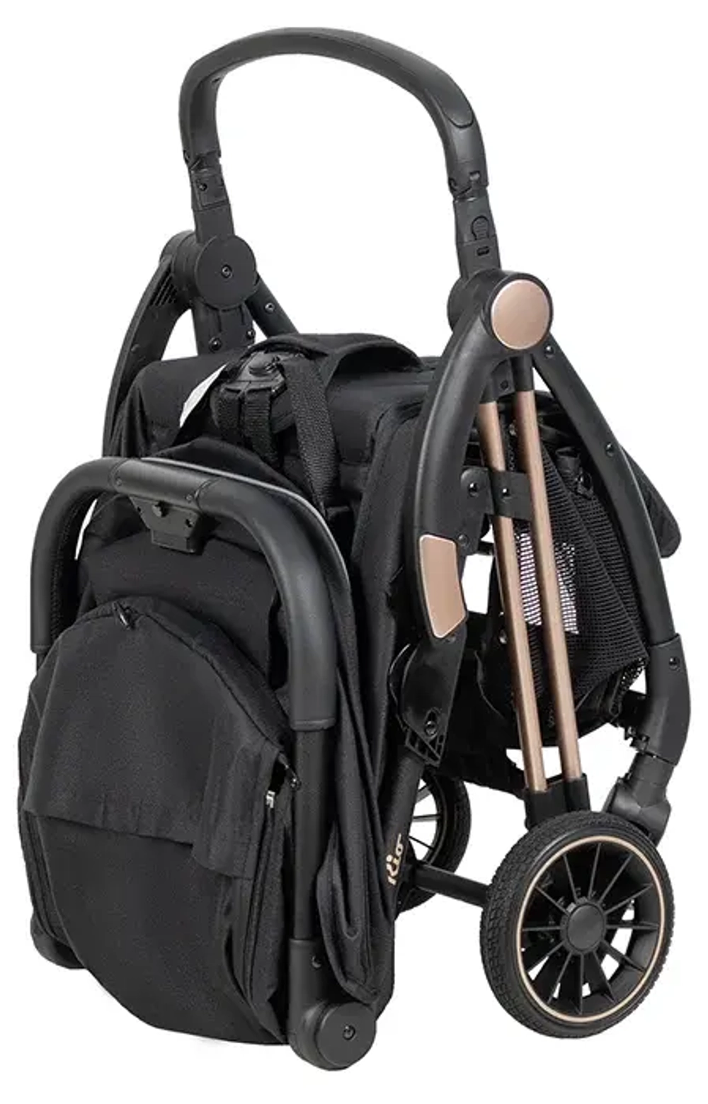 Коляска детская прогулочная COSTA Rio (Black gold/Черное золото CR-1)