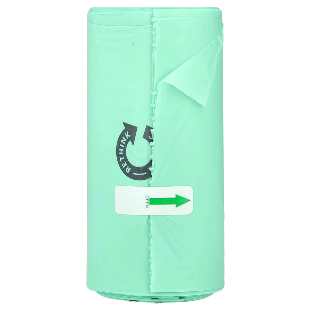 Full Circle, Fresh Air ™, компостируемые пакеты для пищевых отходов, без запаха, 25 пакетов