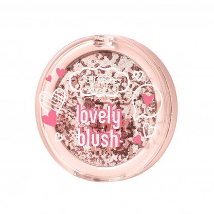 Estrade Румяна для лица Lovely Blush, компактные, тон №205, Нюдовый бежево-розовый, 5 гр