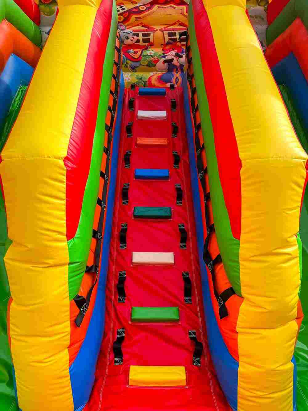 Надувной батут-горка «Славянский 2», 6x4x4.5 м