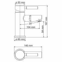 Main 4103 Thermo Термостатический смеситель для умывальника