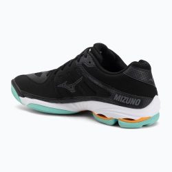 Кроссовки волейбольные Mizuno Wave Voltage 2 black/tangelo/ice green