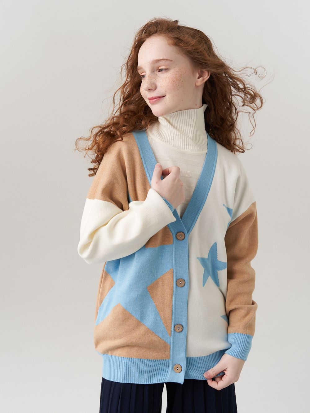 AT969 Кардиган для девочек сахара